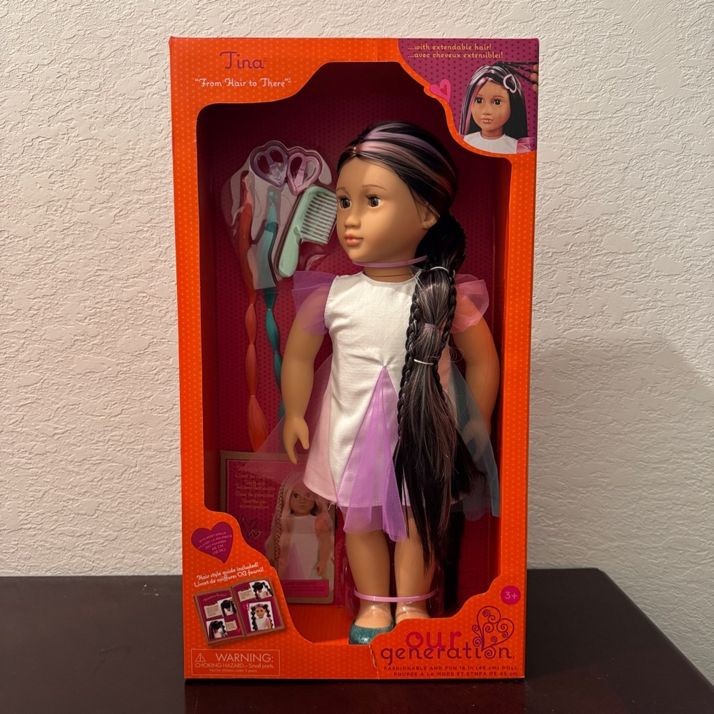Our Generation Tina Doll with Stylish Outfit and Accessories